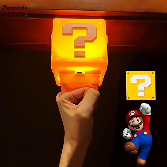 Retro Lamp | Super Mario Vraagtekenblok